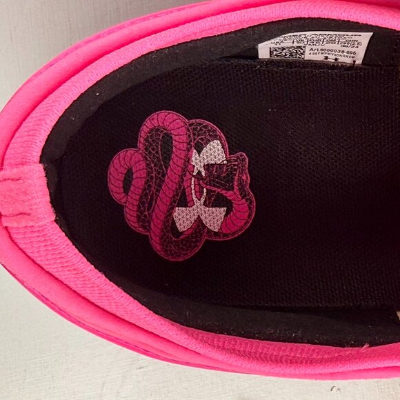 Men's 11 - Under Armour Magnetico Elite 4 FG Pitch Viper Soccer Cleats - Pink - Picture 10 of 11